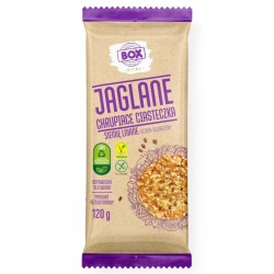 BOX wegańskie ciastko bezglutenowe - Jaglane z siemeniem lnianym.