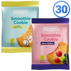 Zestaw 30 ciastek z owocowym nadzieniem smoothie Frank&Oli - po 15 w 2 smakach (15x50g)