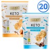 Zestaw 20 opakowań mini ciastek Keto Frank&Oli - po 10 paczek w 2 smakach (20x90g)