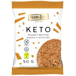 Frank&Oli Ciastko Keto - masło orzechowe - (50g)