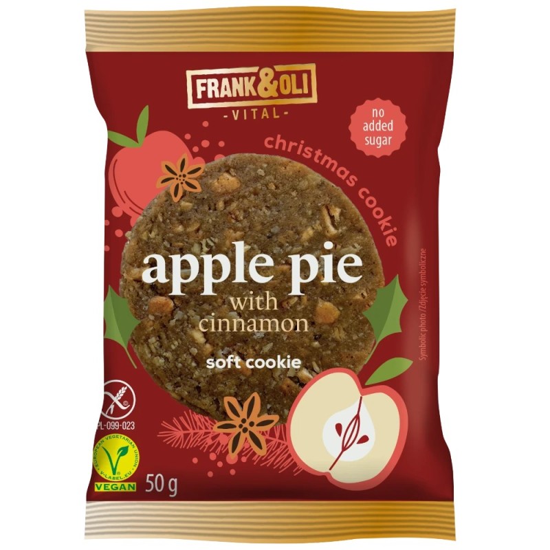 Frank&Oli Christmas Cookie - Apple and Cinnamon - (50g)