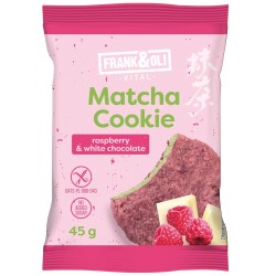 Frank&Oli ciastko bezglutenowe matcha - malina i kako - (45g)