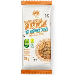 BOX chrupiące ciasteczka orzeszkowe - Chia i płatki jaglane - (120g)