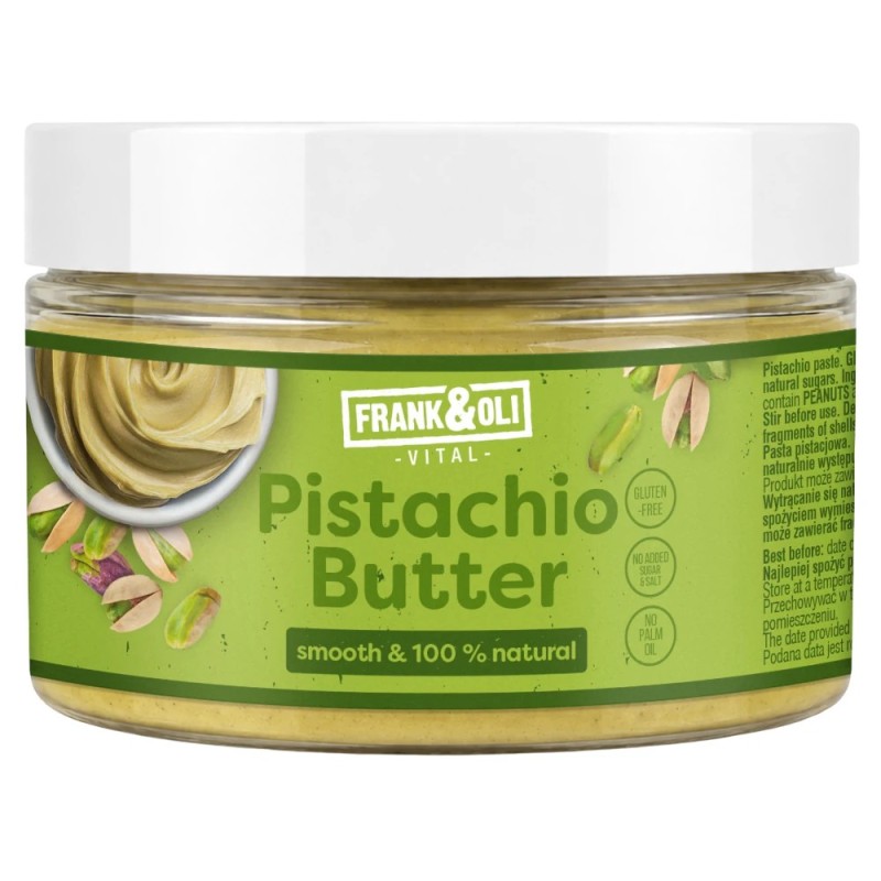 Frank&Oli pasta orzechowa - 100% orzech pistacjowy - (200g)