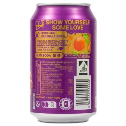 XO Soda gazowany napój probiotyczny - Tropikalny - (330ml) + kaucja