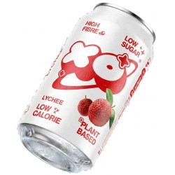 XO Soda carbonated probiotic drink - Lychee - (330ml) + deposit