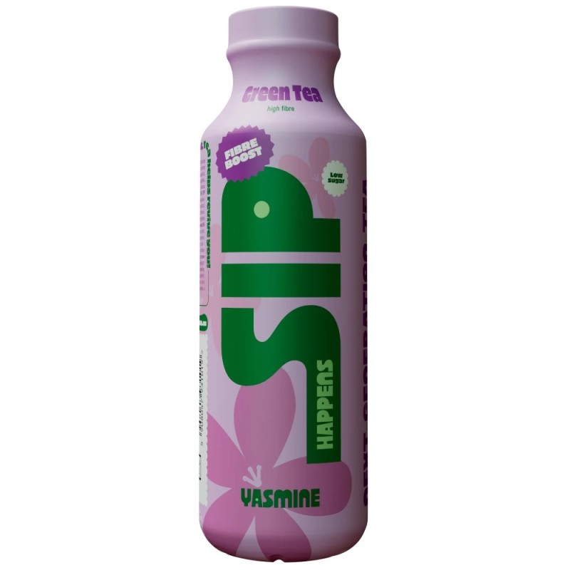SIP niegazowany napój Fibre Boost - Zielona herbata + Jaśmin + błonnik - (500 ml) + kaucja